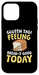 Coque pour iPhone 12 mini Étiquette gluten Se sentir bien aujourd'hui pour un régime sans pain