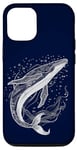 Coque pour iPhone 15 Baleine bleue Amoureux des baleines à bosse