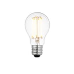 E27 LED Dimmable Edison Screw (GLS) Filament Bulbs, Warm White 2700K, 60W Incandescent Lamp Equivalent, 8W 1100 Lumens, Long-Life 15,000 Hours - Pack of 1