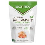 SCI-MX Ultra Plant - Salted Caramel Peanut Flavour Vegan Protein Powder Blend + Vitamin B Complex - Muscle Growth & Maintenance - Low Sugar, Non-GMO - 900g (20 servings) 34g protein per servin