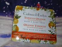 Crabtree & Evelyn Tarocco Orange Eucalyptus & Sage Bath Body  Christmas Trio Set