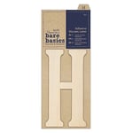 Papermania Bare Basics Lettre adhésive en Bois - H