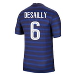 2020-2021 France Home Football Soccer T-Shirt (Marcel Desailly 6)