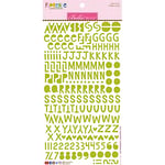 Bella Blvd Alphabet Stickers JUI, Pickle Juice, One Size