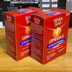 🟢 2 x Seven Seas Omega-3 Fish Oil and Multivitamins Woman 30 Duo Pack Capsules