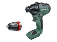 Bosch Advanceddrill 18 - Drill/Driver - Trådløs - 2 Hastigheter - Nøkkelfri Borhylse 13 Mm - 36 N·M - Uten Batteri - 18 V - Solo