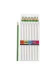 Creativ Company Triangular colored pencils - Light green 12pcs.