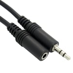 3.5mm Male to Female Extension Cable Headset Audio  Jack Extender Adapter Cor_TM