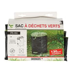 Greengers - Sacs à déchets de jardin, Jardin - Sac à déchets verts GRAND VOLUME 270L, Sac à déchets de jardin 270L, Sac jardinage déchets 270L - 1 Sac - 4 Poignées, Sac autostable - ø101 x H105cm