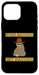 Coque pour iPhone 16 Pro Max Even Baddies Get Saddies Funny Sloth Cowboy Humour