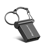 MiCRODATA 8GB USB 2.0 Computer and Car Two-use Mini U Disk(Silver Grey) Data Storage (Color : Black)