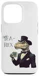 Coque pour iPhone 13 Pro Tea-Rex Meme Funny T Rex avec tasse