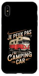 Coque pour iPhone XS Max Je Peux Pas J’ai Camping Car Homme Humour Retraite Vintage