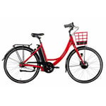 Ecoride Ambassador AXS H-7 C100 Röd M/L   Recycle - Elcykel-Recycle - Standard Elcykel-Recycle