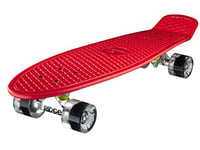 Ridge Retro 27 Skateboard complet Rouge/Transparent 27'' x 7,5'' - 69 cm