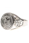 Silver Plated Crest Ring