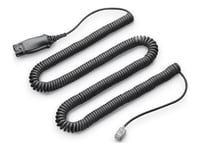 Poly - Headset-Kabel - 3,5 Mm Ljuduttag Till 3,5 Mm Ljuduttag - (Ehs) Elektronisk Omkopplare För Klyka - För Poly Savi