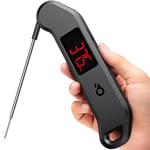 ThermoMaven Meat Thermometer Digital - 1s Instant Read, Food Cooking Thermometer Precise ±0.3℃ NIST Certified, IP65 Waterproof Magnetic Store, Large Bright LED Display, Home Kitchen BBQ Grill Oven