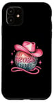 iPhone 11 It's 2025 Y'all New Years Disco Ball With Pink Cowboy Hat Case