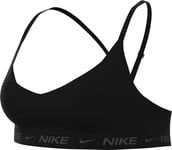 Nike Bra W NK DF Indy LGT SPT Bra, Black/Black, FD1064-010, 2X