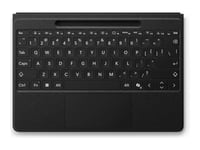 Microsoft Surface Pro Flex Keyboard - Tastatur - Med Styreplate, Akselerometer, Lagrings- Og Ladebakke For Surface Slim Pen 2 - Bakbelysning - Trådløs - Bluetooth Le - Azerty - Belgisk - Svart