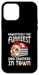 Coque pour iPhone 12 mini Pawsitively Les dresseurs de chien les plus drôles de la ville