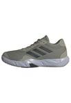 adidas Men's Amplimove Trainer Gym Shoe Training, Silver Pebble/Core Black/Dash Grey, 13 UK