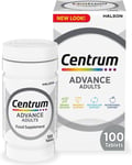 Centrum Advance Multivitamin Tablets for Men and Women, 100 count (Pack of 1) 