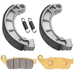 Mabutingti Semi-métalliques Pro Plaquettes de frein avant et Mâchoire de frein arrière pour Honda Shadow VLX 600 VT600 1994-2007