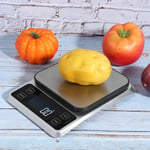 5kg/0.1g Multifunction Stainless Steel Digital Kitchen Scale Electronic Food FR