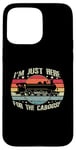 Coque pour iPhone 15 Pro Max Rétro Wagon Train Lover Model Train Conducteur Drôle