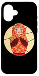 Coque pour iPhone 16 Poupée gigogne vintage belle poupée russe Matriochka