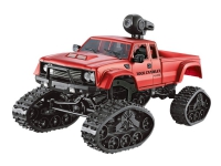 AMEWI Rock Crawler - Pickup Truck FPV with wheels & chains 4WD RTR - RC - Wi-Fi - röd