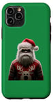 Coque pour iPhone 11 Pro Yéti avec bonnet de Noël, abominable bonhomme de neige, amoureux de Noël