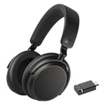 Sennheiser ACCENTUM Special Edition - ACCENTUM Casque Bluetooth and BTD 600 Bluetooth Dongle - Durée de Vie de la Batterie 50 Heures, Hybride ANC, dongle avec Adaptateur USB-A/USB-C - Noir/Cuivre