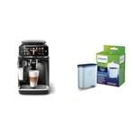 Philips Série 5400 Machine Expresso - Café à Grain - LatteGo Mousseur à Lait, 12 Spécialités de Café & quaClean de Philips pour Machine Expresso - Pour un Café de Qualité et un Arôme Intense