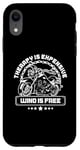 Coque pour iPhone XR Therapy Is Cher Wind Is Free Moto Bike Rider