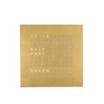 Qlocktwo - Qlocktwo Classic Creators Edition, Gold, EN