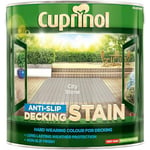 Cuprinol UTDSCS25L Anti Slip Decking Stain City Stone 2.5 Litre