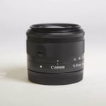 Canon Used EF-M 15-45mm f/3.5-6.3 IS STM Zoom Lens Graphite