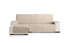 Eysa Oslo Housse, Microfiber, C/1 Beige-écru, Chaise Longue 290 cm. Adapté aux canapés de 300 à 350 cm