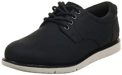 TOMS Homme Navi Oxford Chaussure Bateau, Noir, 39 EU