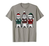 Funny Merry Catmas Ugly Christmas Sweater For Women Kids Tee T-Shirt