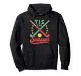 Field Hockey Christmas Tis the Season Cute Player Holiday Pullover Hoodie