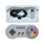 Coloré Manettes De Jeu Sans Fil 2020 Ghz Pour La Console Snes Super Nintendo Classic Mini, Contrôleur De Joystick, Accessoires À Distance, 2.4