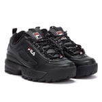 Fila Disruptor Ii Premium Black / White / Fila Red Trainers