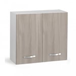 Argonauta - Meuble égouttoir modulable mural pour cuisine orme Cm 80x32xH 72 avec 2 portes