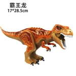 Dinosauriefigurer, Indominus T Rex-block, Stort dinosaurieblock, Barnkalas - WELLNGS A