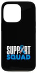 Coque pour iPhone 13 Pro Sensibilisation au diabète de type 1 de l'équipe de soutien