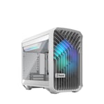 Fractal Design Torrent Nano RGB TG Tower Case - White Clear Tint